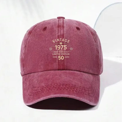 Retro Distressed Sports Baseball Cap
