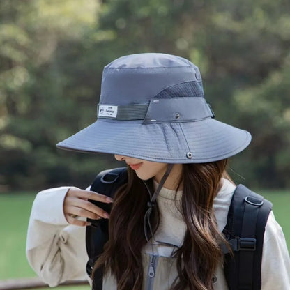 Korean Style Outdoor Sun Protection Bucket Hat