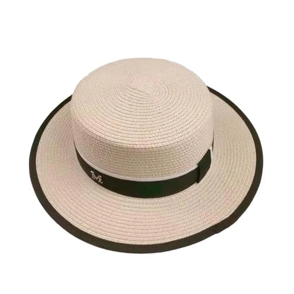 Women's British Houndstooth Top Hats Sun Hats