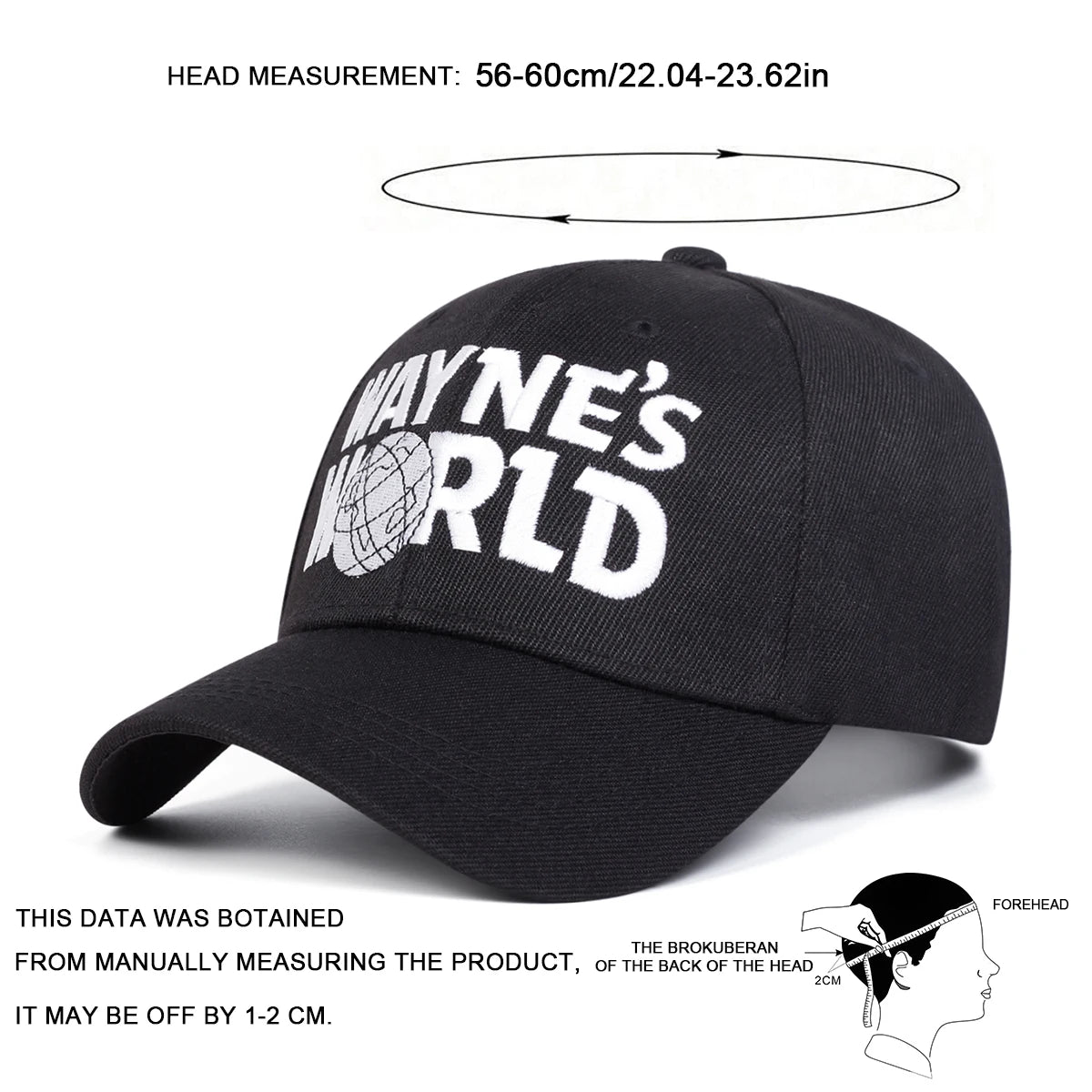 Wayne's World Embroidered Baseball Cap