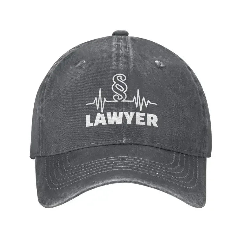 Lawyer Heartbeat Snapback Baseball Cap