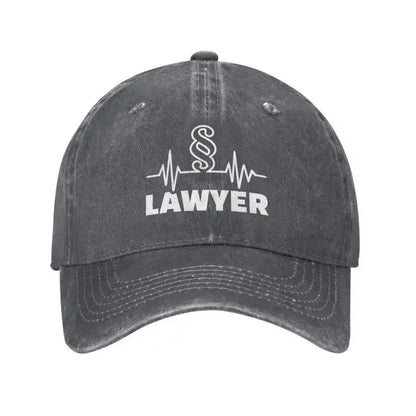 Lawyer Heartbeat Snapback Baseball Cap