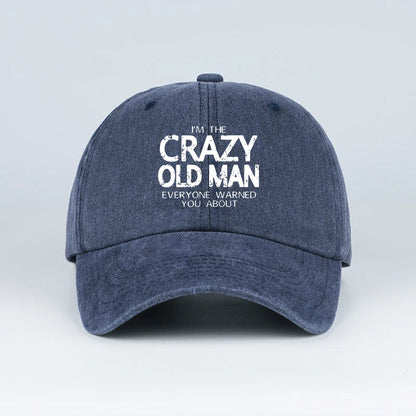 Crazy Old Man Baseball Cap