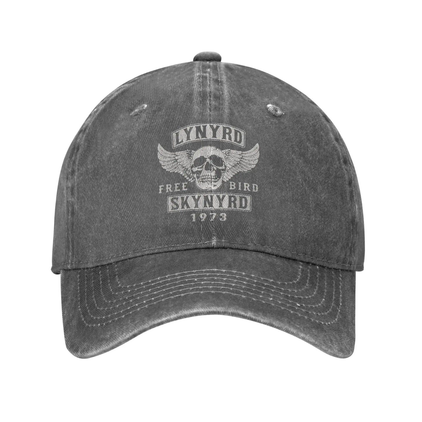 Lynyrded Free Bird Skull Baseball Cap