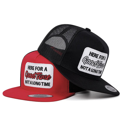 Stoned Letter Embroidered Hip-Hop Snapback Cap
