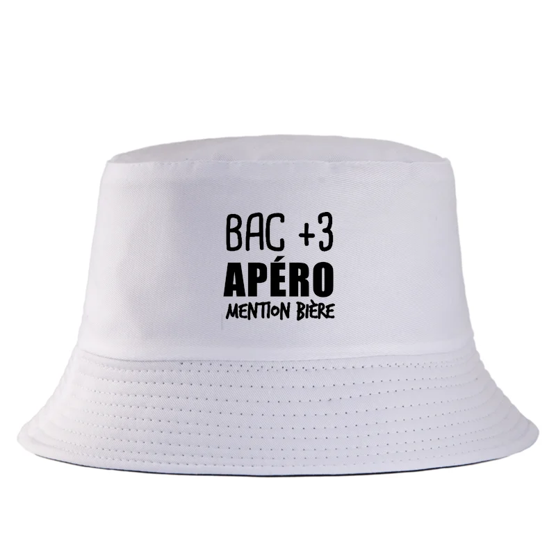 Bob Bac Plus Trois Aperitif Cotton Bucket Hat