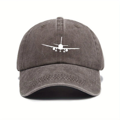Airplane Print Outdoor Baseball Cap
