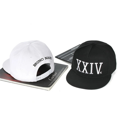 Fashion Letter Prints 24k Magic Gorras K-Pop Cotton Bone Rapper