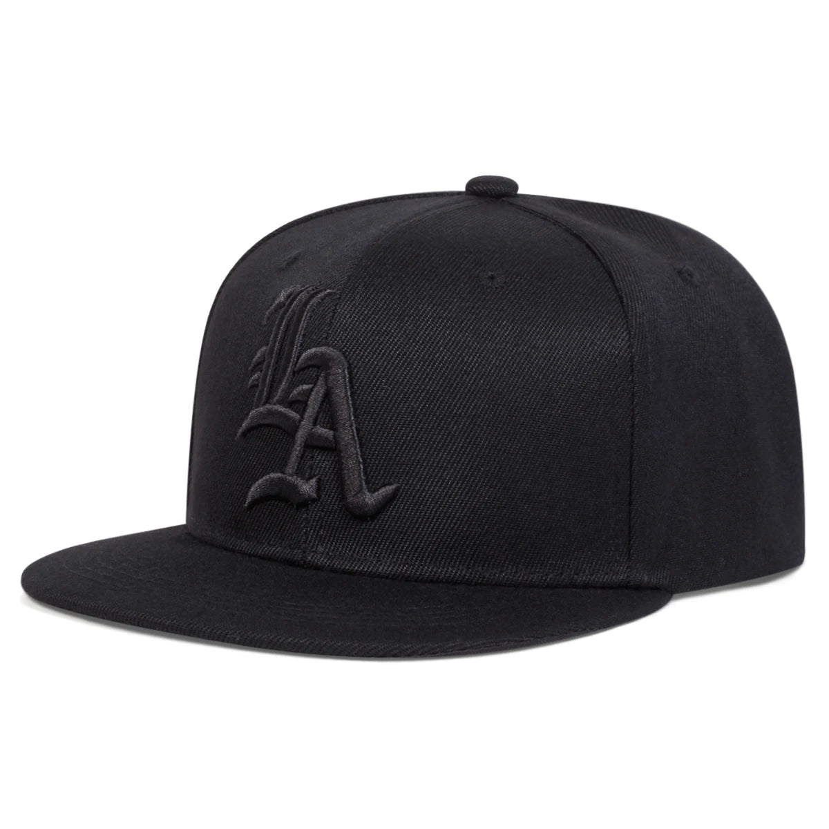 Gothic Letter Embroidered Hip Hop Snapback Cap