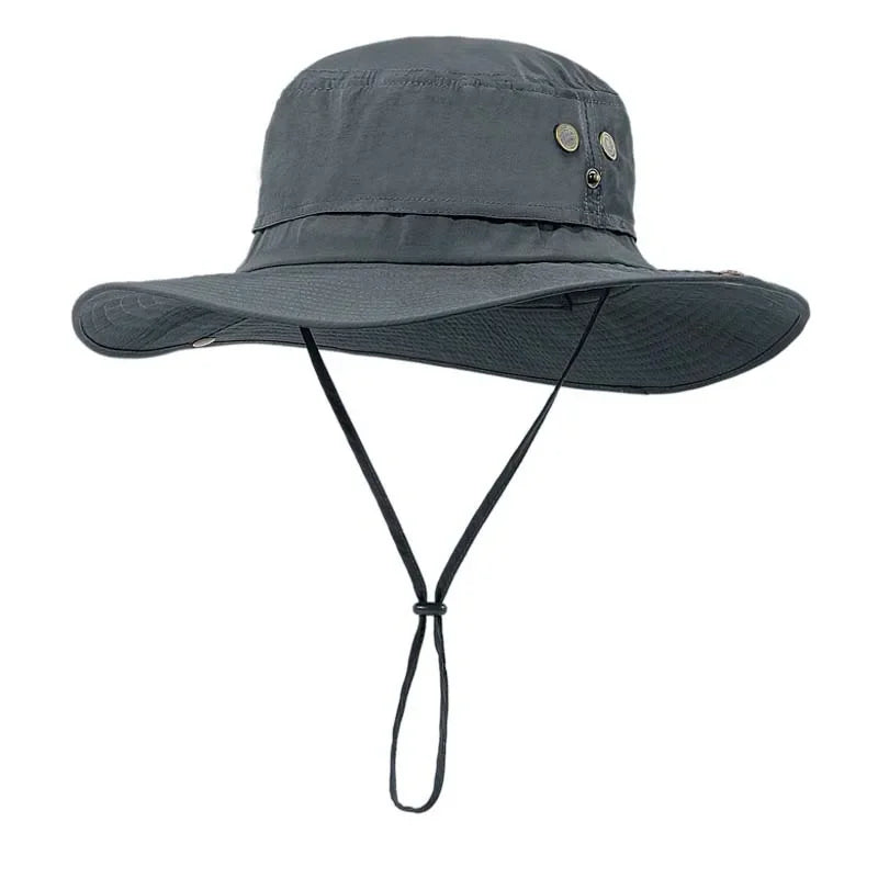 Foldable Wide Brim UV Protection Bucket Hat