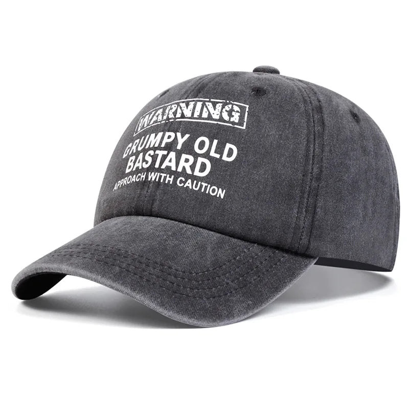 Letter Print Outdoor Baseball Cap