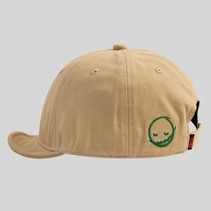 Short Brim Adjustable Sports Baseball Cap