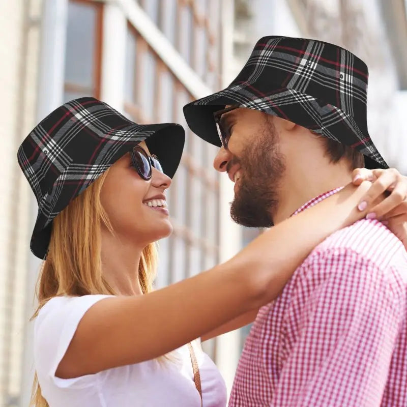Custom Tartan Bucket Hat Sun Beach Packable Fisherman Cap