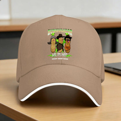 Burnt Peanut GOOP Meme Sun Baseball Cap