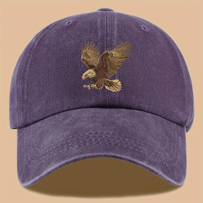 Eagle Print Outdoor Baseball Cap