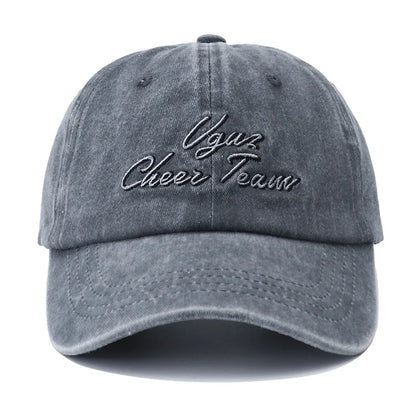 Vintage Letter Embroidered Dad Baseball Cap