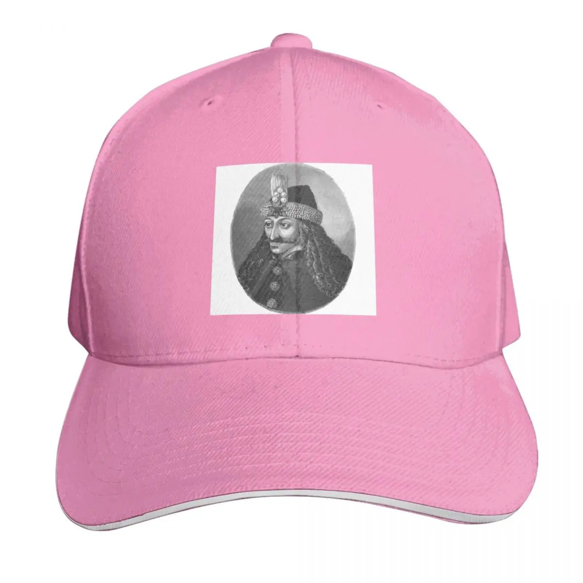 Vlad The Impaler Black And White Portrait Baseball Cap