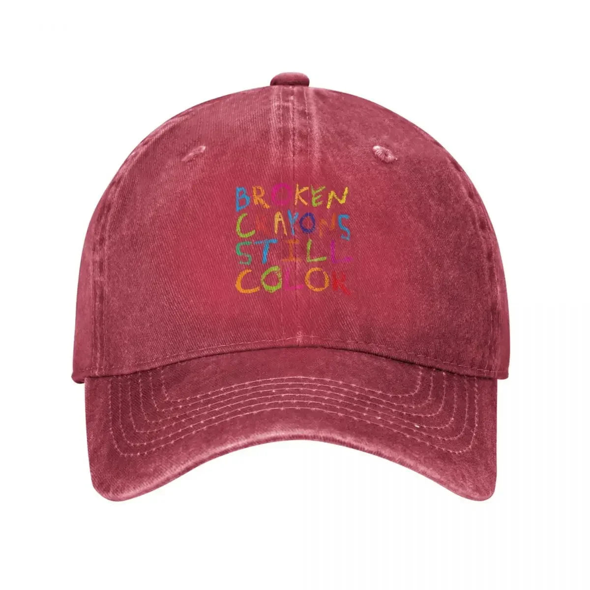 Broken Crayons Still Color Grunge Baseball Cap