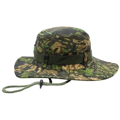 Adjustable Drawstring Large Brim Outdoor Bucket Hat