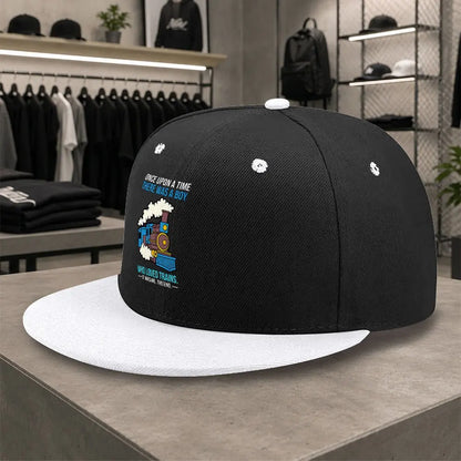New Steam Train Pattern Unisex All Match Cap