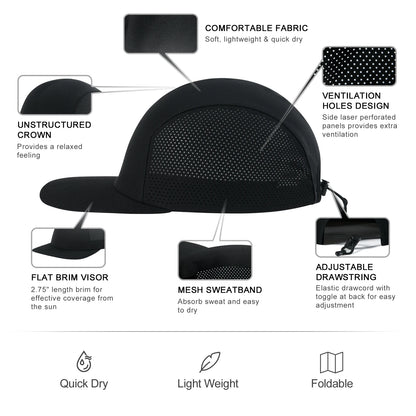 VOBOOM Unstructured Lightweight Baseball Cap