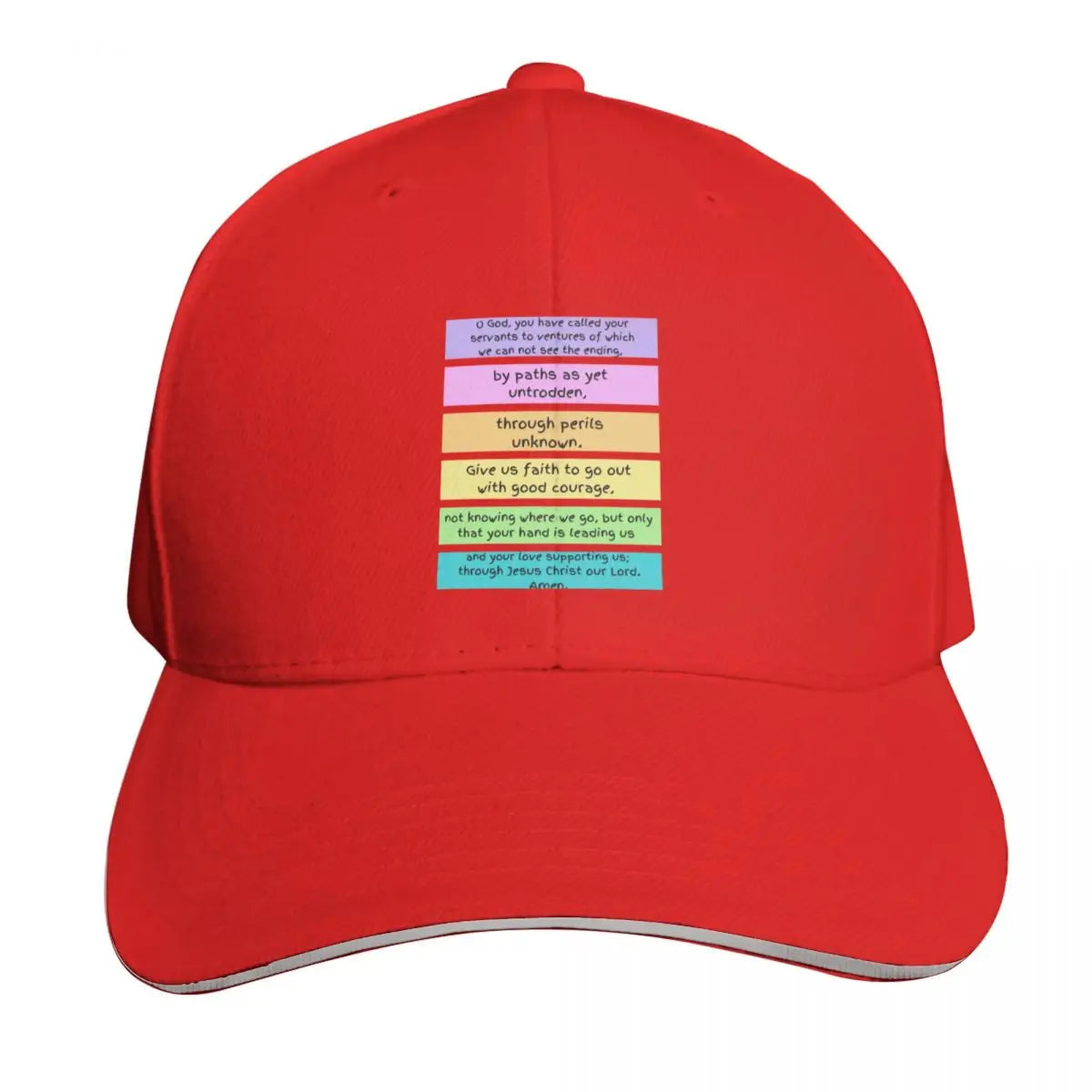 Prayer Of Good Courage Cotton Twill Snapback Baseball Cap