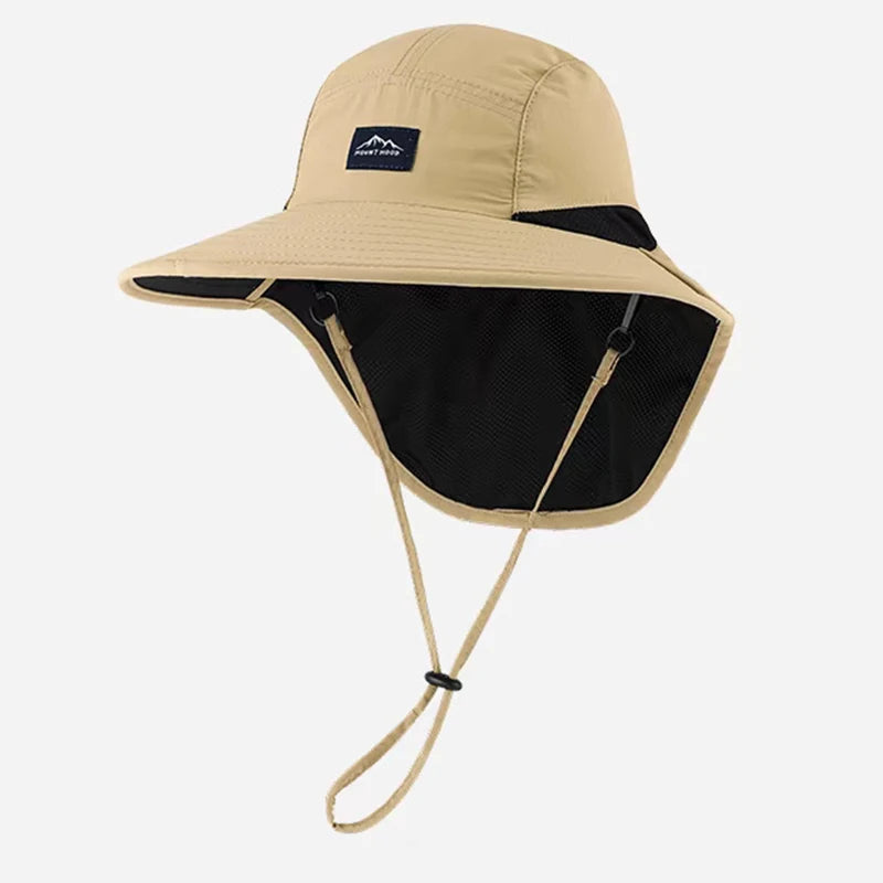 Waterproof Quick-Dry Wide Brim Outdoor Bucket Hat