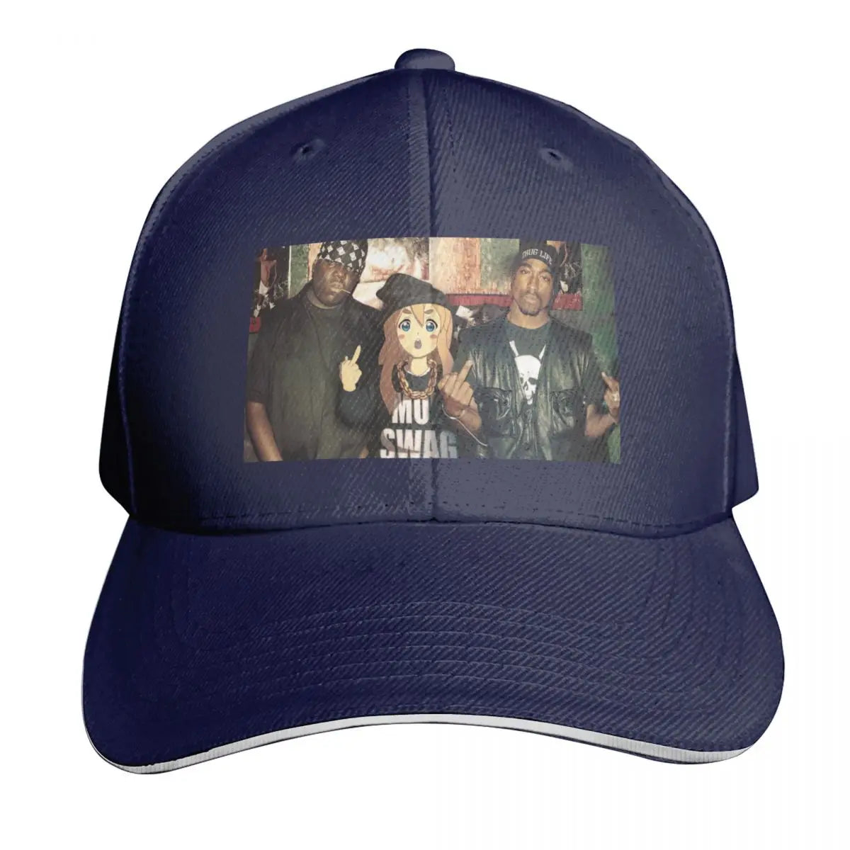 Moe Swag With My Homies Vintage Embroidered Baseball Cap