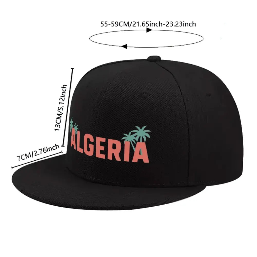 Algeria Palm Trees Snapback Cap