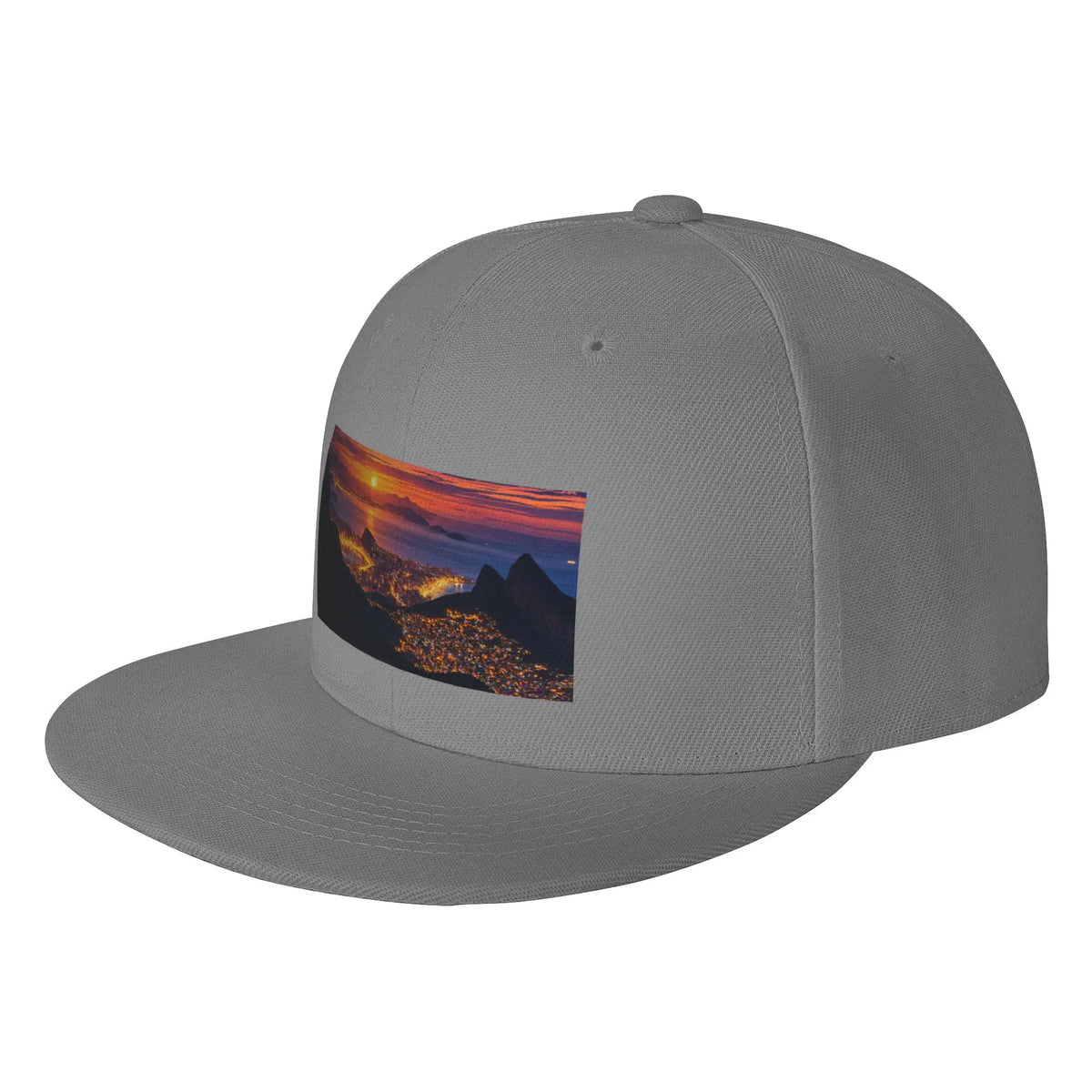 Fashion City Flat Brim Sporty Casual Snapback Cap