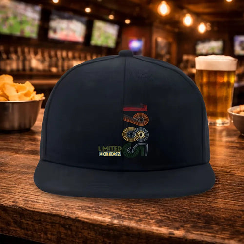 Limited Edition Striped Print Snapback Cap