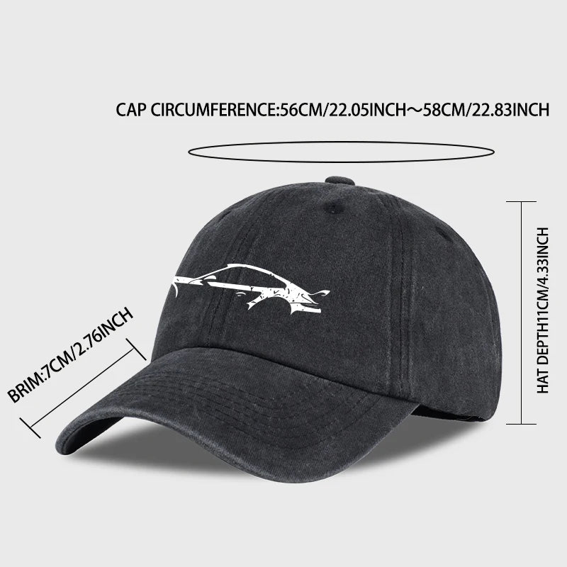 Retro Sports Car Baseball Cap