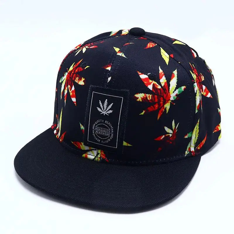 Adjustable Letter Embroidered Unisex Hip-Hop Snapback Cap