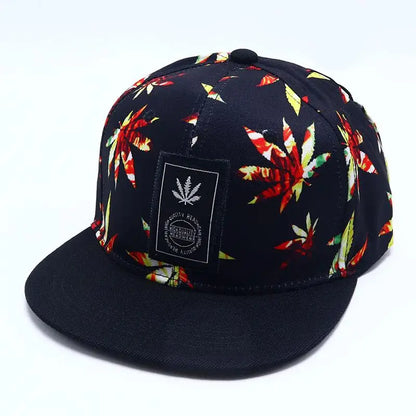 Adjustable Letter Embroidered Unisex Hip-Hop Snapback Cap