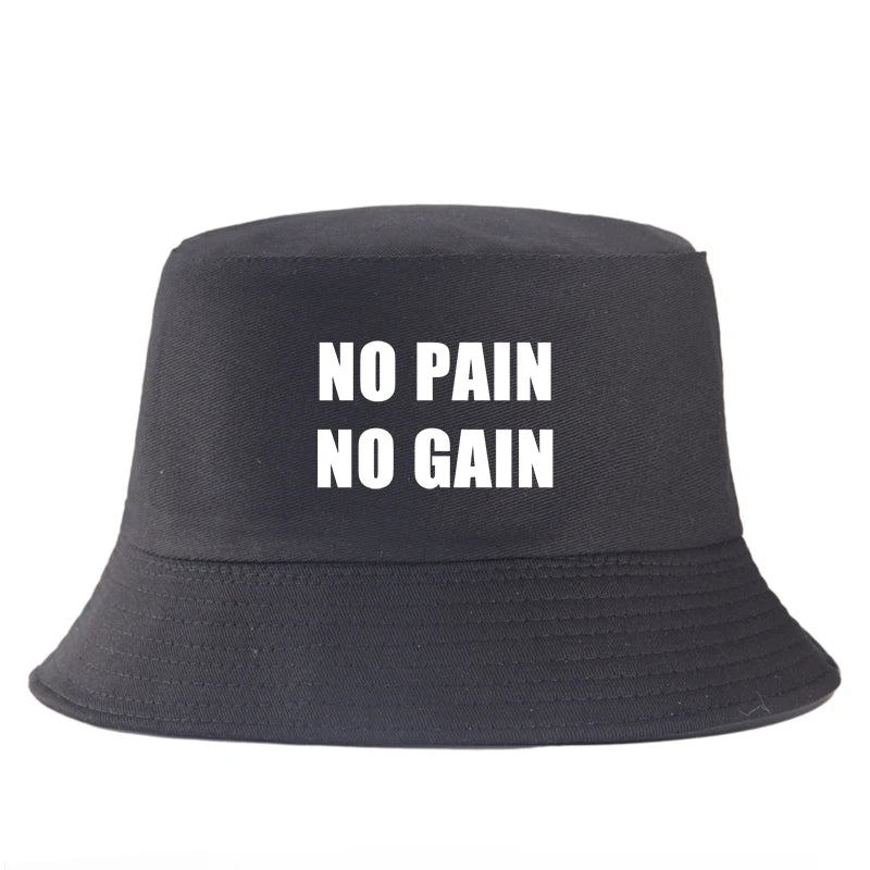 No Pain No Gain Sports Gym Bucket Hat