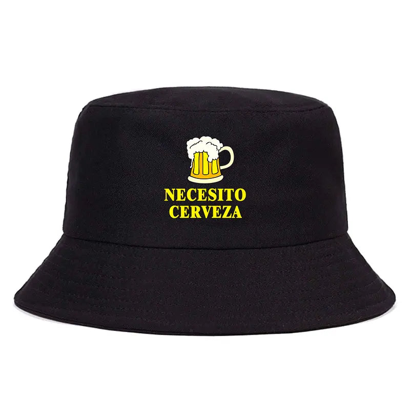 Necesito Cerveza Beer Mug Bucket Hat