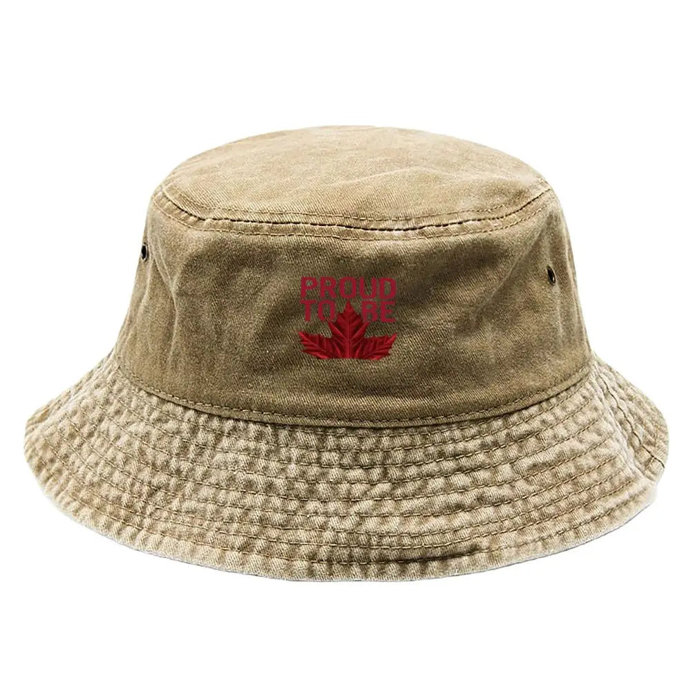 Canada Maple Leaf Bucket Hat Pride Style