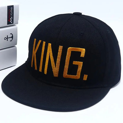 Adjustable Letter Embroidered Unisex Hip-Hop Snapback Cap