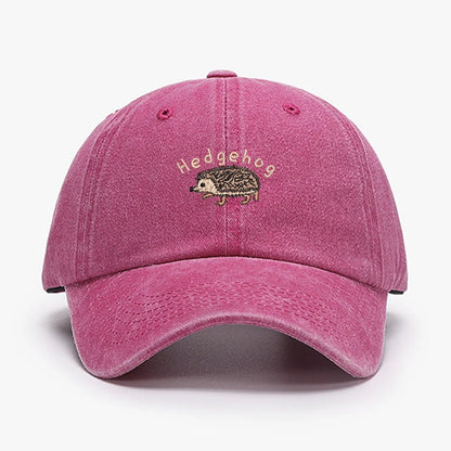 Vintage Embroidered Cotton Trucker Baseball Cap