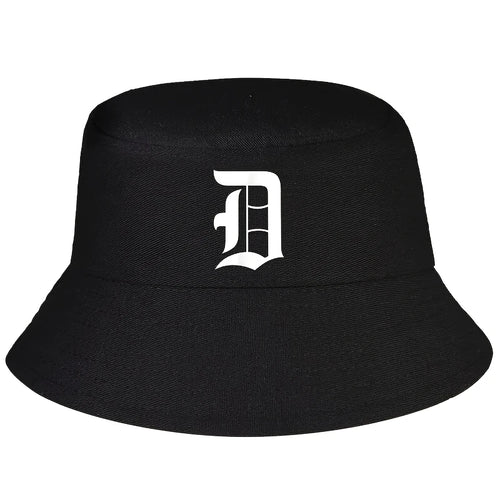 Letter D Old Font Bucket Hat