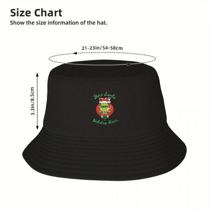 Dino Santa On Holiday Roar Bucket Hat