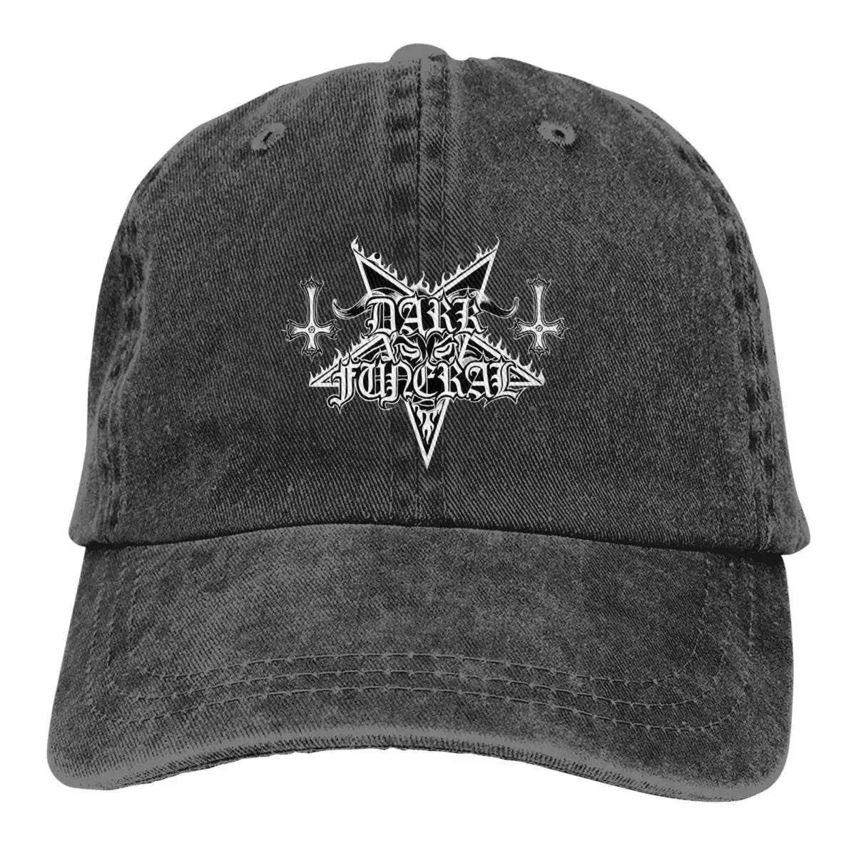 Dark Funeral Baphomet Washed Baseball Cap