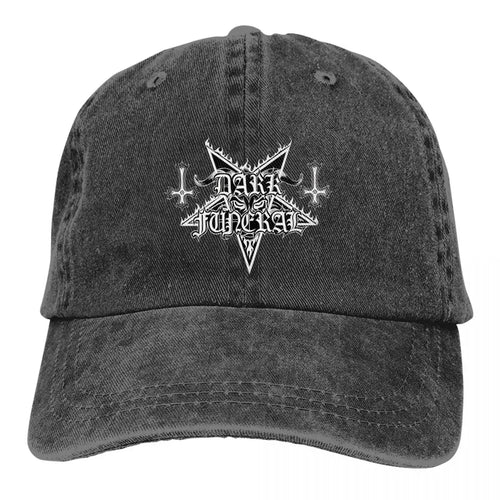 Dark Funeral Baphomet Washed Baseball Cap
