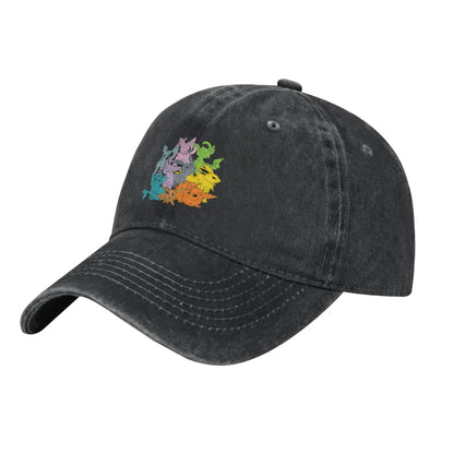 Pokemon Eevee Evolutions Casual Trucker Baseball Cap