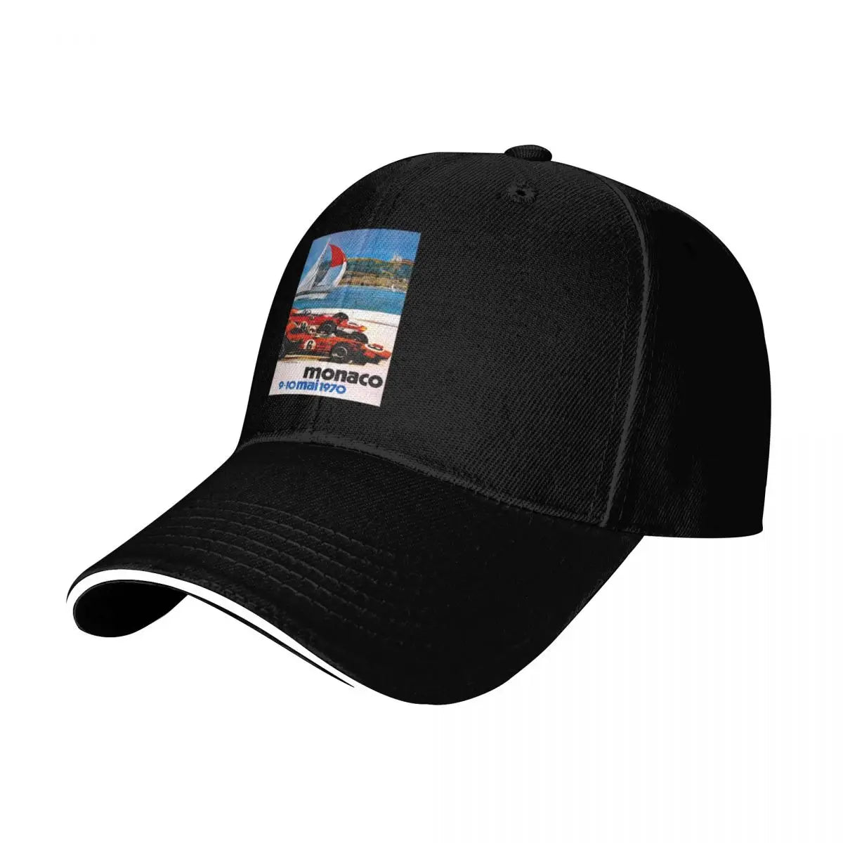 Monaco 1970 Vintage Auto Racing Baseball Cap