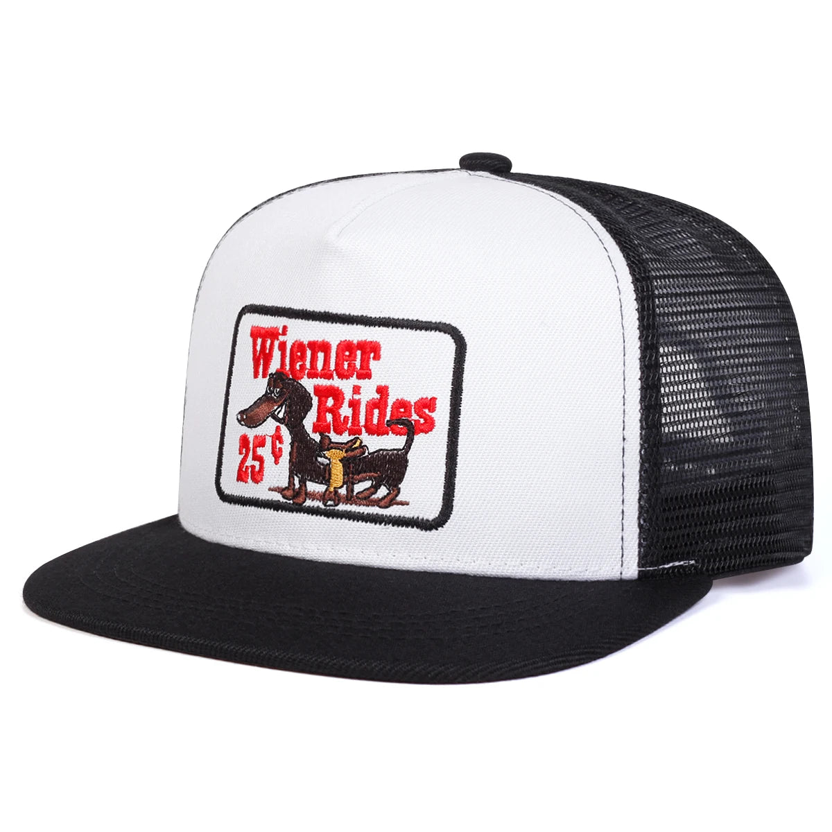 Shittles Embroidered Mesh Hip-Hop Snapback Cap