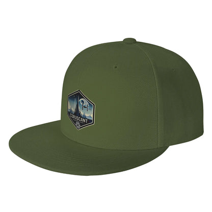 Welcome To Coruscant Sweet Cool Luxury Flat Brim Snapback Cap