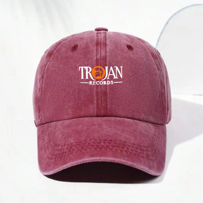 Trojan Warrior Vintage Washed Baseball Cap