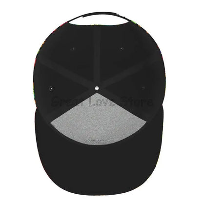 Colorful Graffiti Art Print Baseball Cap Adjustable Snapback Hat