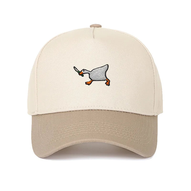 Big Goose Embroidered Colorblock Baseball Cap